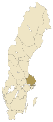 Localisation de Uppland