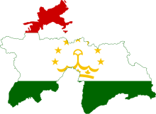 Flag map of Tajikistan.svg