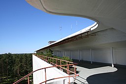 Terrace of Paimio sanatorium by Alvar Aalto