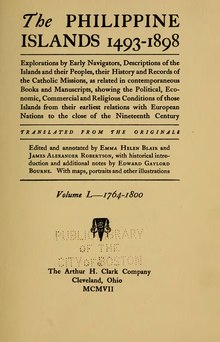 The Philippine Islands, 1493-1803 (Volume 50).djvu