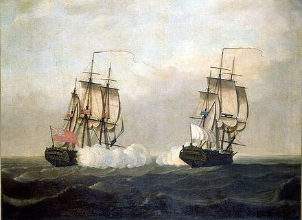29 septembre : le Pitt attaquant le navire français le Saint-Louis, navire de l'escadre du comte d'Aché, près de Pondichéry. L'attaque est repoussée.