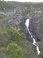 The three drops of the Tia Falls