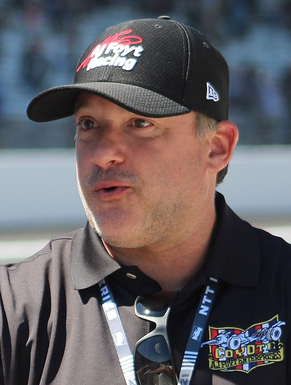 Stewart at the 2021 Indianapolis 500