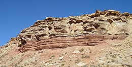 Middle Triassic marginal marine sequence, southwestern Utah Triassic Utah.JPG