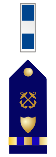 Insignes de grade 3 de l'adjudant-chef des garde-côtes américains