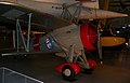 Biplane from the USS Macon blimp