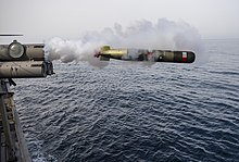 USS Roosevelt (DDG-80) launches Mk 54 torpedo in April 2014.JPG