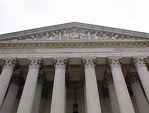 Entrance to U.S. Supreme Court Building