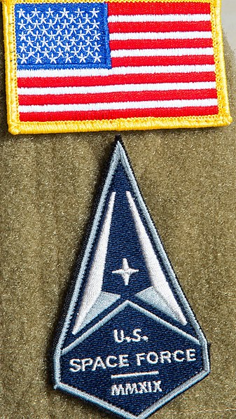 File:US flag patch and Space Force patch.jpg