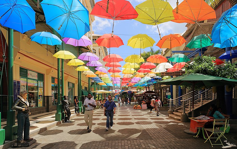 File:Umbrellas at Caudan Waterfront Mall.JPG