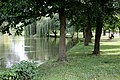 English: Uničovský rybník, a pond in Litovel, the Czech Republic. Čeština: Uničovský rybník v Litovli.