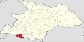 Location in Maramureș County