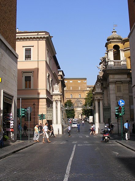The Ingresso di Sant'Anna, an entrance to Vatican City from Italy