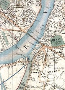 The Nine Elms area in an 1847 map Vauxhall 1847 Joseph Cross map detail.jpg