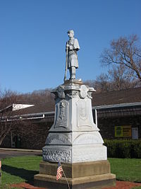 Veterans Memorial im Zentrum von Darlington