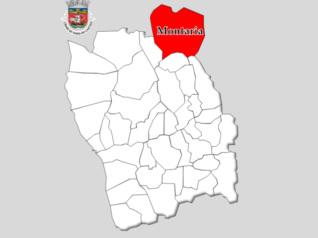 Localização no município de Viana do Castelo
