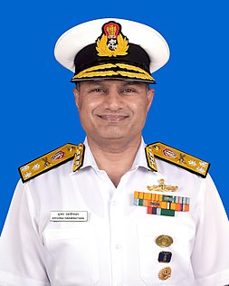 Vice Admiral Krishna Swaminathan, Chief of Staff of the Western Naval Command.jpg
