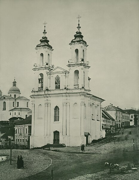 File:Viciebsk, Rynkavaja. Віцебск, Рынкавая (S. Jurkoŭski, 1867).jpg