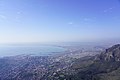 * Nomination View from Table Mountain, Cape Town --Satdeep Gill 18:30, 6 September 2018 (UTC) * Promotion difficult to evaluate (because of haze, wide angle etc.) and I'm not a fan of the composition, bit the image quality seems to be good, esp. for a photo like this --Carschten 13:32, 14 September 2018 (UTC)