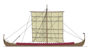 Schematic drawing of the longship type Viking longship.png