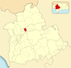 Расположение муниципалитета Вильяверде-дель-Рио на карте провинции