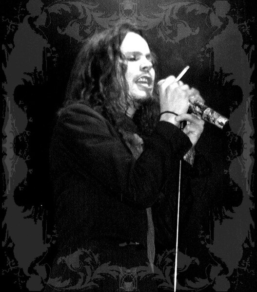 Ville Valo performing with HIM in Norfolk, Virginia, 2004