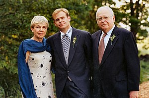 Virgil Nemoianu with wife and son (2001)