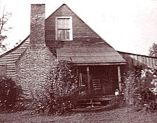Home of Col. George Waller at Waller's Ford (later Fieldale), 1930 Waller Home.jpg