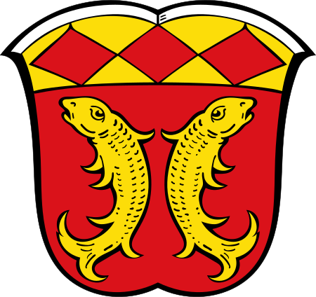 Wappen von Fischen im Allgäu