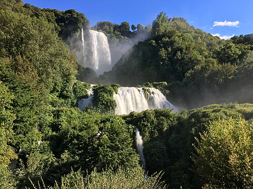 Waterfall Marmore in Terni