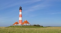 Leuchtturm Westerheversand (Blickrichtung nach Nordosten)