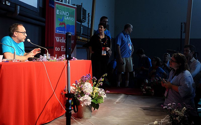 File:Wikimania 2016 - Press conference with Jimmy Wales and Katherine Maher 11.jpg