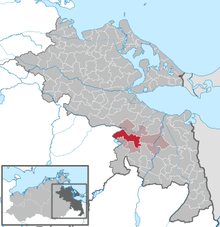 <span class="mw-page-title-main">Wilhelmsburg, Mecklenburg-Vorpommern</span> Municipality in Mecklenburg-Vorpommern, Germany