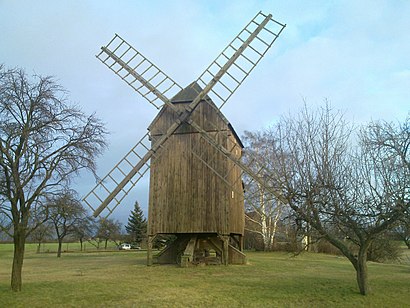 So kommt man zu Bockwindmühle Altbelgern mit den Öffentlichen - Mehr zum Ort Hier