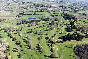 Windsor Golf Course with Marshland in the——distance