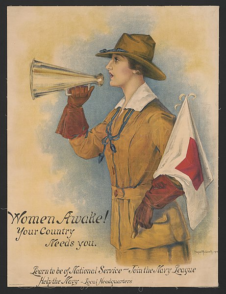 File:Women awake! Your country needs you-Learn to be of national service - join the Navy League-Help the Navy - local headquarters - Hazel Roberts. LCCN95503110.jpg