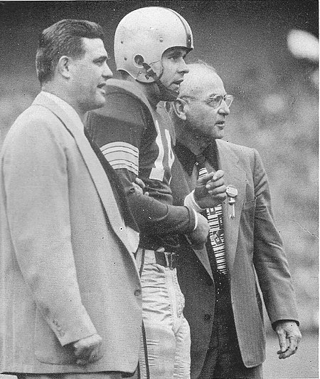 Woody Hayes, Dick Doyle and Ernie Godfrey (1952).jpg