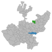 Location of the city in Jalisco