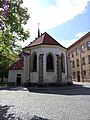 pohled na trojboce zakončený presbytář