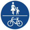 Sign 240 Combined pedestrian and bicycle path