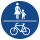 Zeichen 240: gemeinsamen Fuß- und Radweg