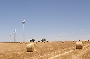 Éoliennes de Saint Martin lès Melle, Deux-Sèvres, France..JPG