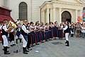 Deutsch: Auftritt des Musikvereins Weinland aus Neckenmarkt und Horitschon am Michaelerplatz