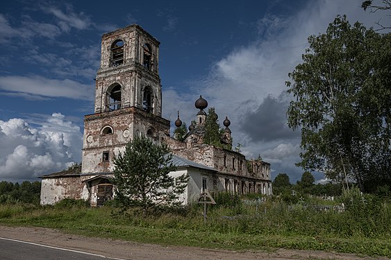 421. Воскресенская церковь в Журавлево, Бокситогорский район Автор — Vladimir Pankratov