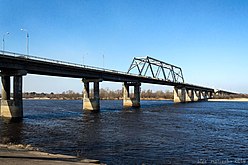 Міст через Прип'ять — найдовший автомобільний міст у Білорусі