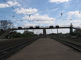 Вільнянськ. Перехідний міст через залізницю, 2011