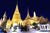 Wat Phra Kaew in Bangkok (Thailand), completed in the 18th century