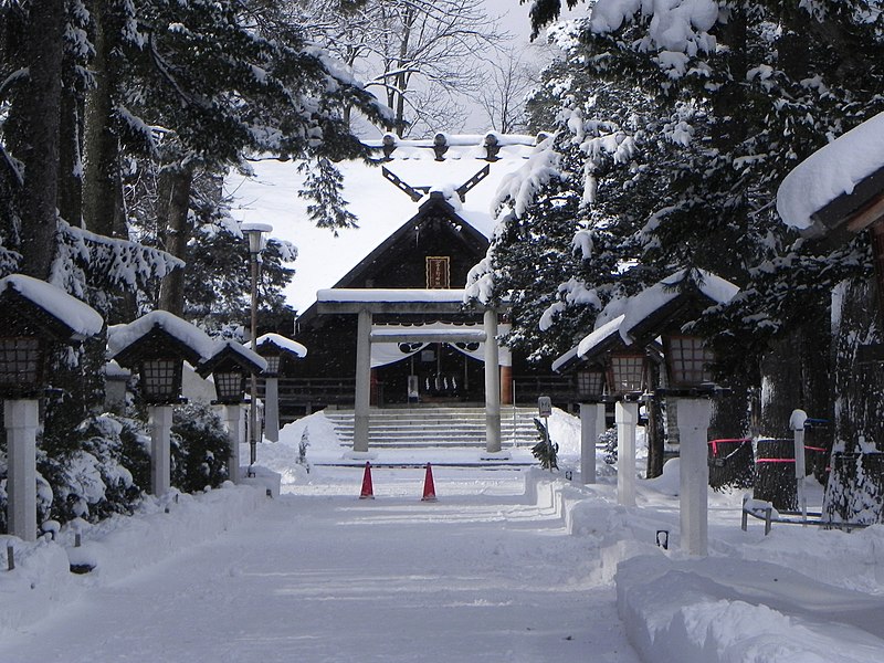 File:富良野神社・冬 - panoramio.jpg