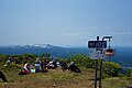 粟ヶ岳山頂から守門岳を望む