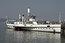 Paddle ship Diessen on the Ammersee - Ammersee - Paddleboat Diessen 03 -.jpg